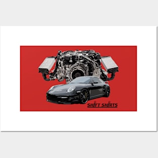 Race Inspired - 997 Turbo Inspired Posters and Art